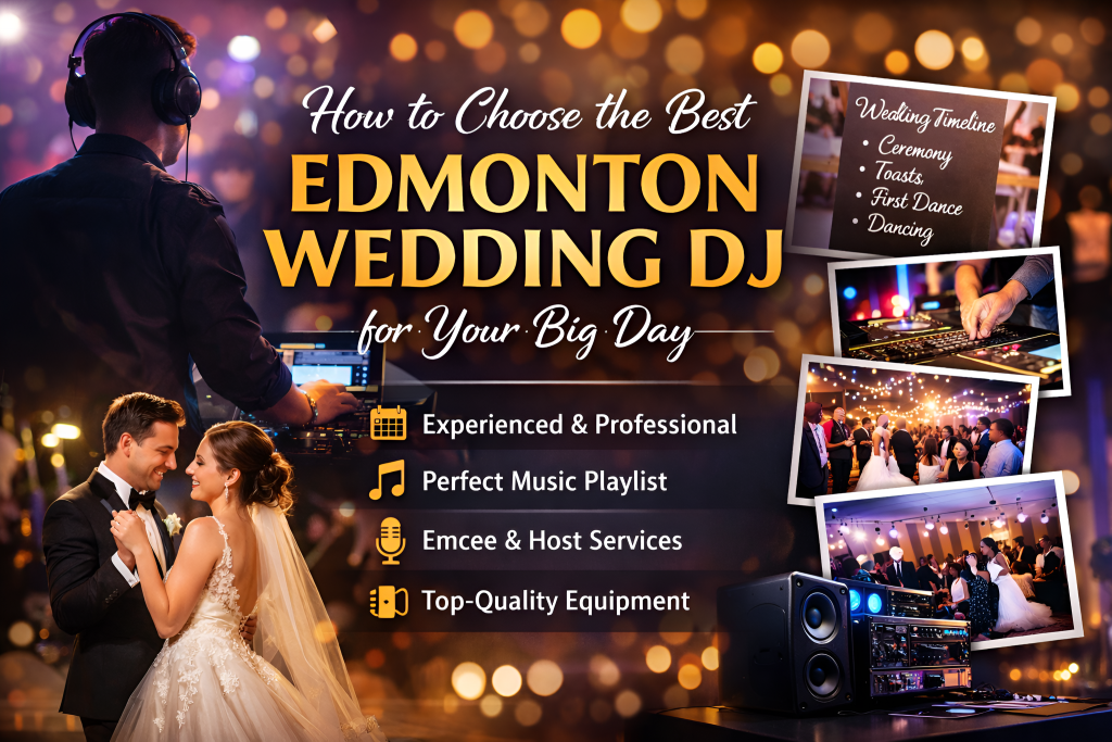 How to Choose the Best Edmonton Wedding DJ for Your Big Day
